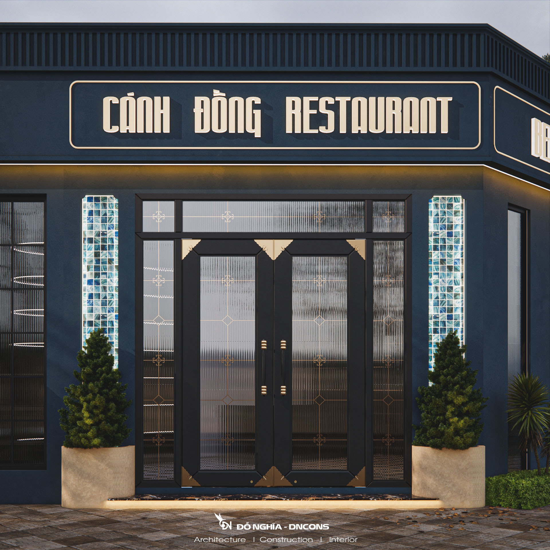 THIẾT KẾ NHÀ HÀNG CÁNH ĐỒNG