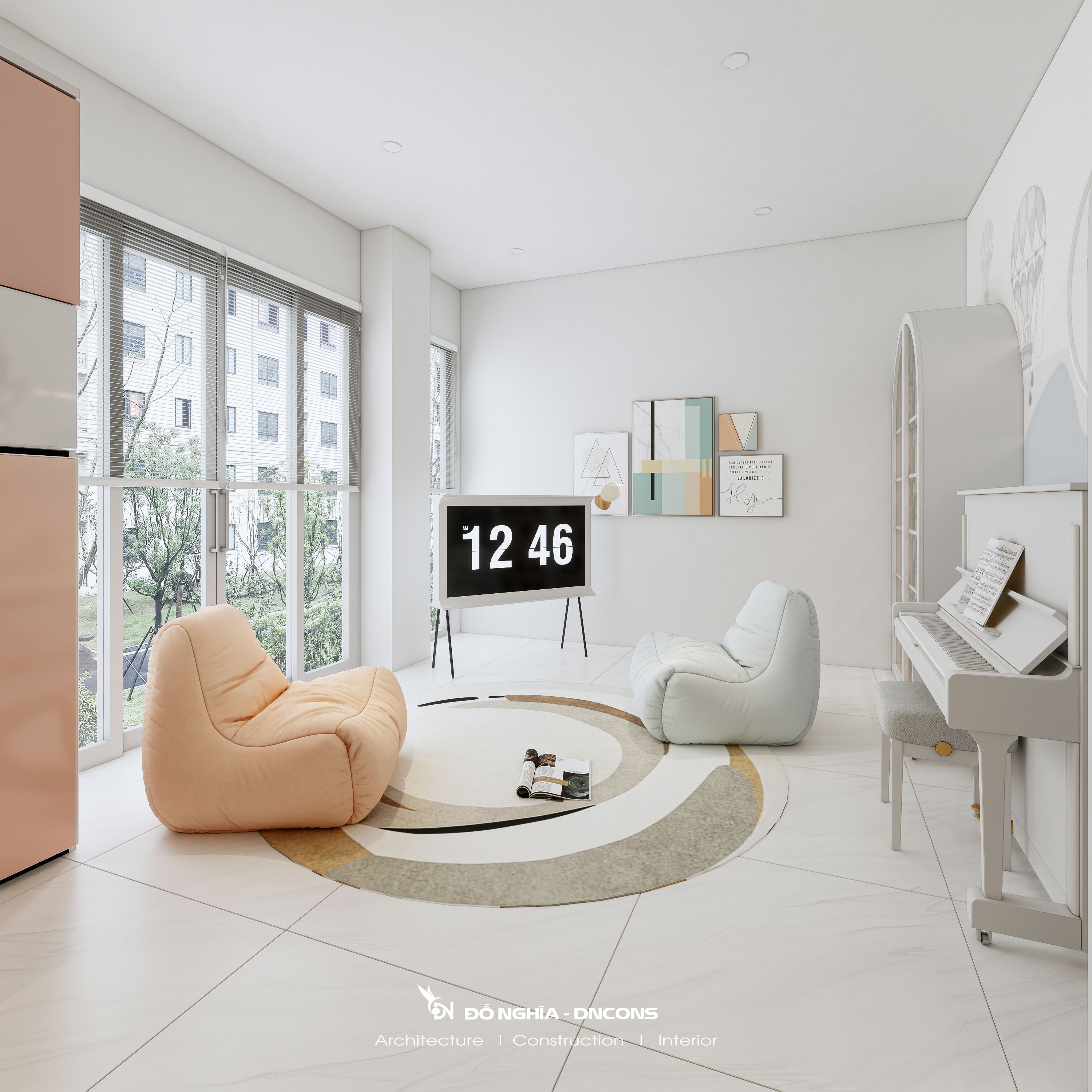 THIẾT KẾ PHÒNG NGỦ MS NGUYÊN STYLE 2