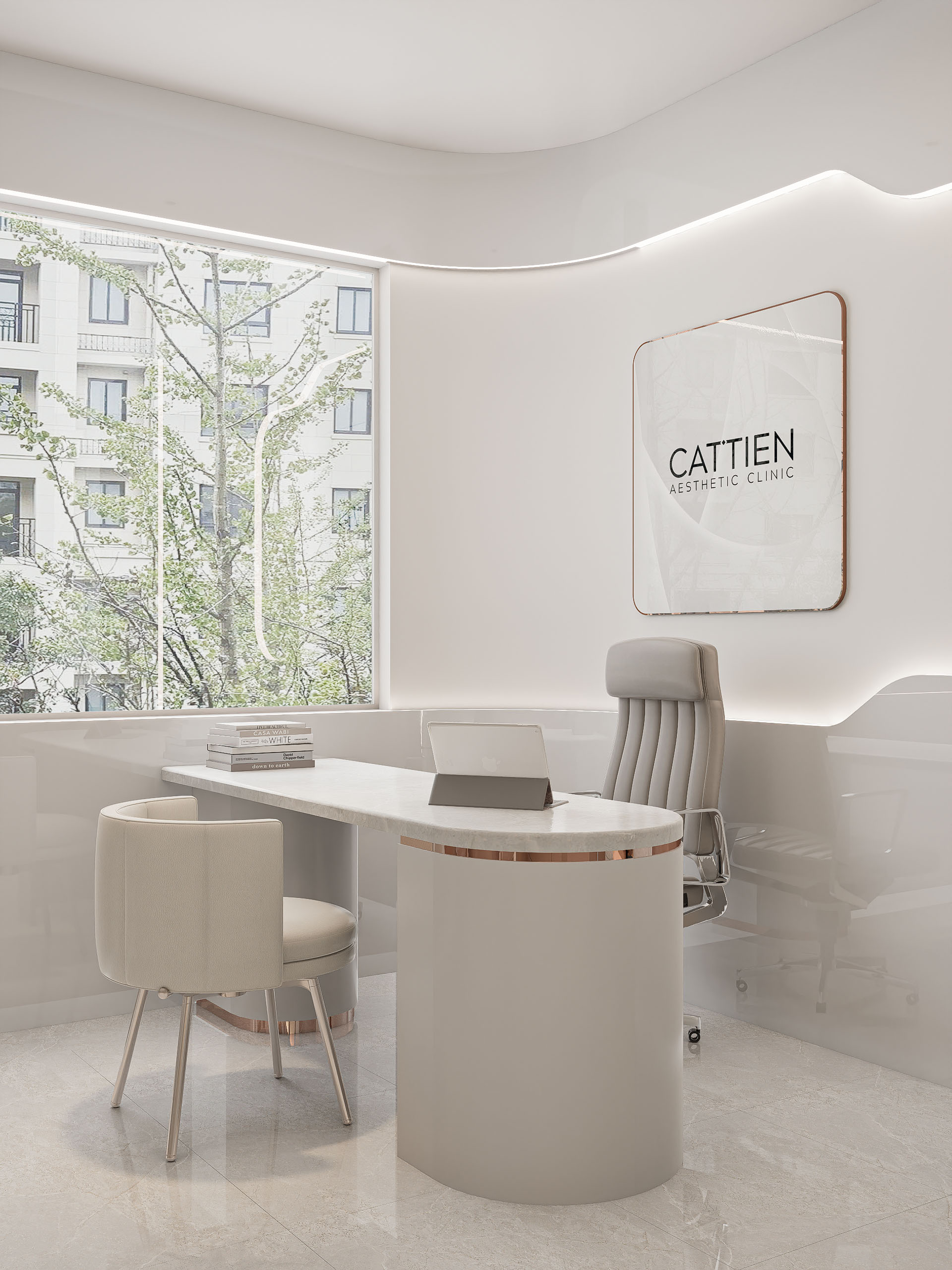 THIẾT KẾ PHÒNG KHÁM MS CÁT TIÊN