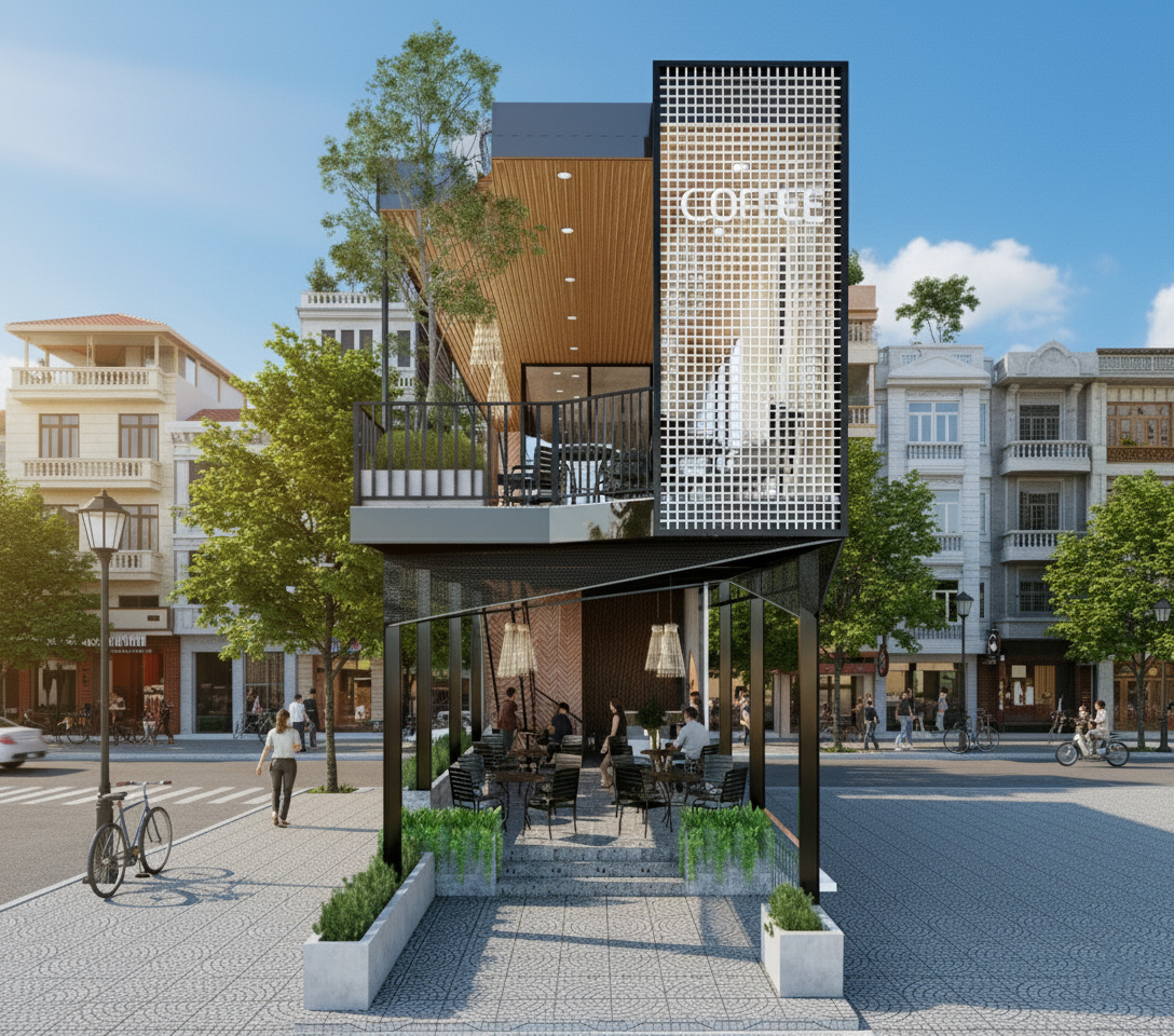 THIẾT KẾ QUÁN COFFEE